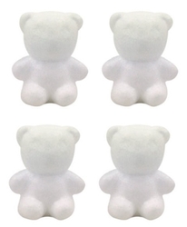 Polystyrene teddy bears pieces