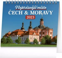 Table calendar of the most beautiful places of Bohemia and Moravia