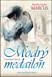 Modrý medailon - poškozené
