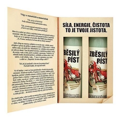 Sada kniha pro motorkáře – gel 200 ml a šampon 200 ml (Bohemia Gift)