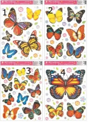 Window film 42 x 30 cm, butterflies