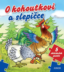 O kohútikovi a sliepočke - 5 skladačiek puzzle