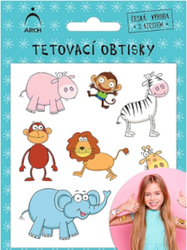 Obtisky tetovací Zvířátka 