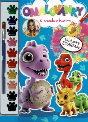 Omalovánky s vodovkami Dinosaurus
