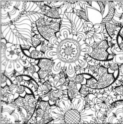 Anti-stress coloring page Ornaments