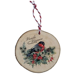 Holzvogel Weihnachtsdekoration (Bohemia Gift)