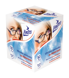 Vlhčené ubrousky na brýle Linteo 50 ks (LINTEO)