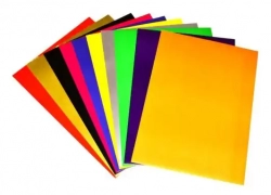Papers colored adhesive A4, 10 sheets