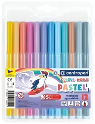 Фломастери дитячі 12шт Pastel