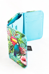 Medium Wallet: Tropical