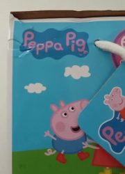 Peppa Pig - Pexeso na cesty s omalovánkami - poškozená krabička