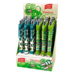 Pero kuličkové Venturio modro-zelené