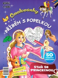 Omalovánky - příběh s Popelkou