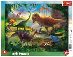Puzzle Dinosauři / 25 dílků - poškozené