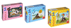 Mini puzzle Mole 54 pieces (Dino)