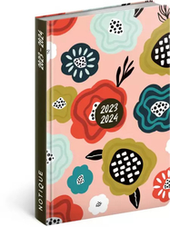 18 -Monate -altes Tagebuch Petito -in florierenden 2023/2024, 11 × 17 cm