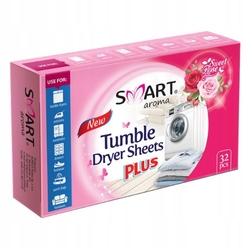 SMART Aroma Parfümierte Tücher für zu Hause und für den Trockner Sweet Rose 32 Stück (GEMSTONE)