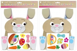 Creative set Hare, paper bag + stickers 19x22 cm