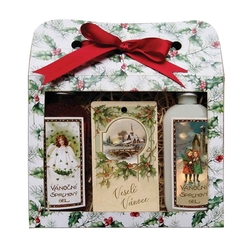 Vánoční kosmetická sada – Veselé Vánoce (jablko skořice) (Bohemia Gift)