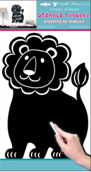 Chalk board sticker lion 40x29cm 