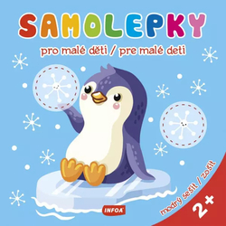 Samolepky pro malé děti - modrý sešit 