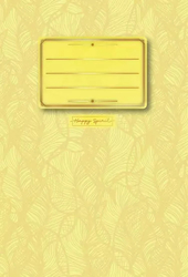 Workbook Pastel Yellow A5