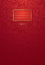Workbook Premium Red Ornaments A4
