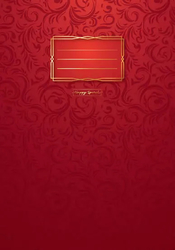 Notebook Premium red ornaments A4 444