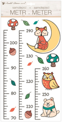 Sticker Children's meter forest animals 