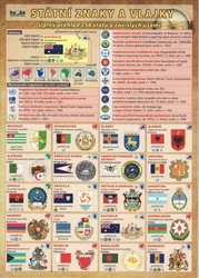 Státní znaky a vlajky B5 ( 8 stran lamino)