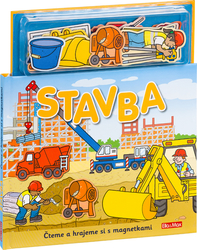 Stavba – knížka s magnetkami