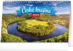 Stolní kalendář Česká krajina 2024, 23,1 × 14,5 cm