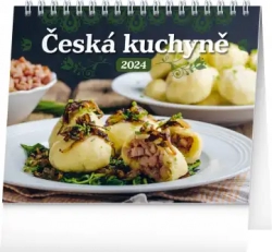 Stolní kalendář Česká kuchyně 2024, 16,5 × 13 cm