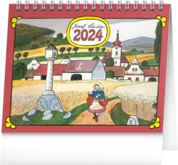 Stolní kalendář Josef Lada 2024, 16,5 × 13 cm