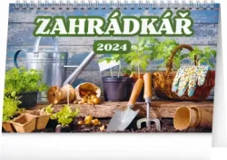Stolní kalendář Zahrádkář 2024, 23,1 × 14,5 cm