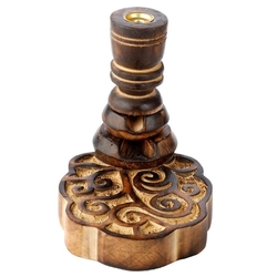 Aromalampe mit Rauchwasserfall Mangoholz Glücksbaum (Puckator)