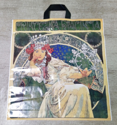 Alfons Mucha plastic bag