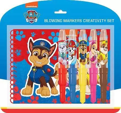 Paw Patrol - Set s fúkajúcimi značkami a poznámkami