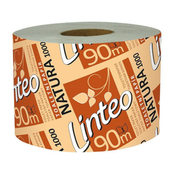 Toilet paper Linteo 90 m 1-ply brown