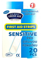 Polštářková náplast sensitive pro citlivou pokožku 20ks 