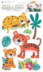 Wall sticker - Tigers - 24 x 42 cm 