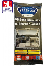 Čistící ubrousky na interiér vozidla (20ks)