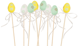 Egg with flowers plastic recess 4 cm (Angel)