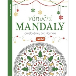 Christmas mandala - coloring book for adults