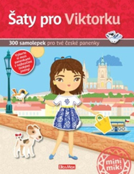 Šaty pre Viktorku - 300 samolepiek pre tvoje české bábiky