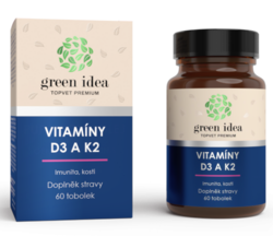 VITAMÍNY D3 a K2 60 kapslí - podpora imunity