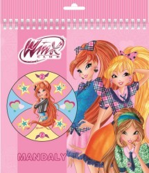 Winx Club Fashion Mandala - Omaľovánka