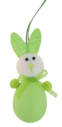 Green hanging bunny