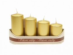 Advent candle gold