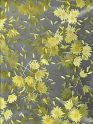 Celofán květy žluté 100x130cm